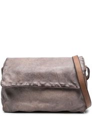 Numero 10 Edmonton Buf leather shoulder bag - Marrone