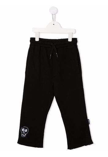 Nununu skull-print track pants - Nero