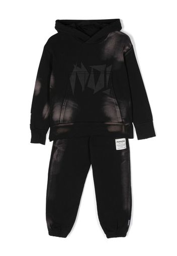 Nununu logo-print tracksuit set - Nero