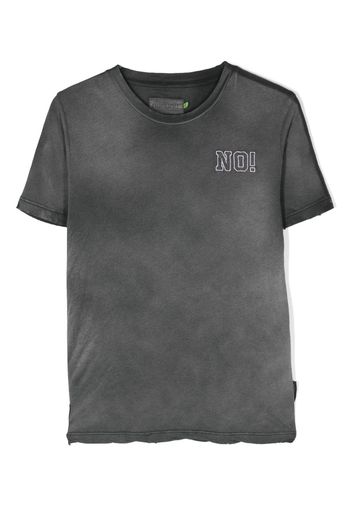 Nununu NU-patch cotton T-shirt - Grigio