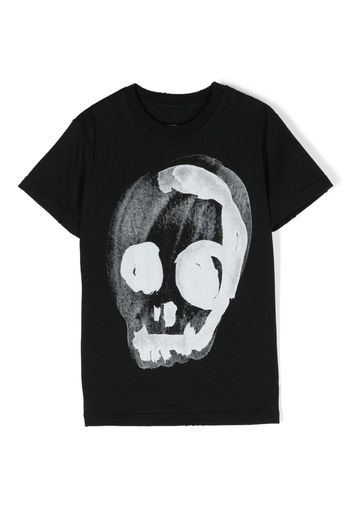 Nununu skull-print cotton T-shirt - Nero