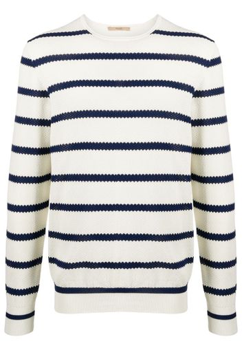 striped knit jumper