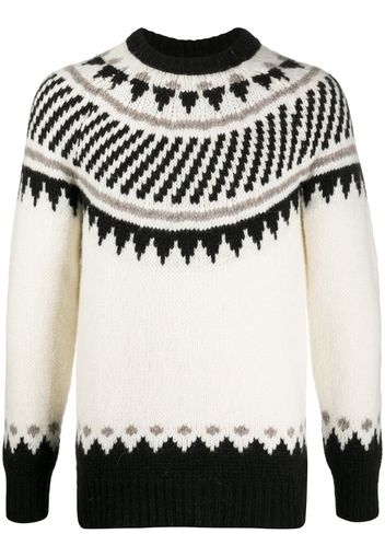 intarsia-knit jumper