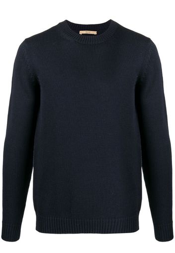 long-sleeve fitted jumper