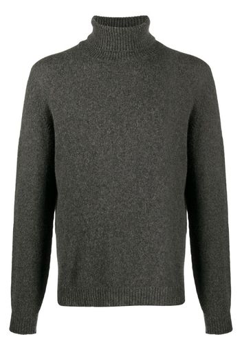 roll-neck fitted jumper