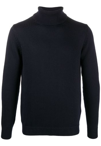 roll-neck fitted jumper