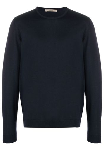 long-sleeve fitted jumper