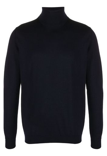 roll-neck fitted jumper