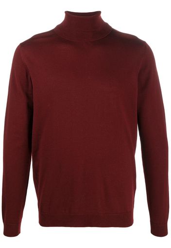 roll-neck fitted jumper