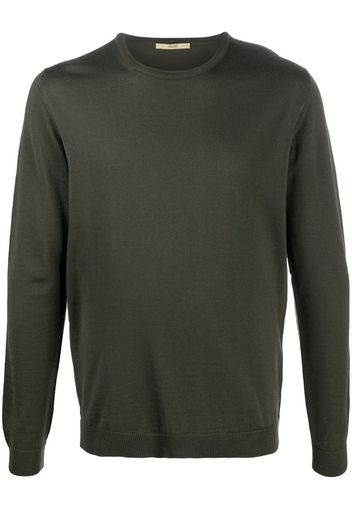 long-sleeve fitted jumper