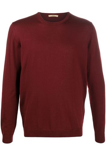 long-sleeve fitted jumper