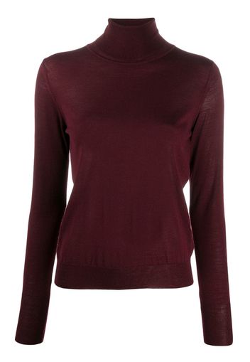 roll-neck fitted jumper