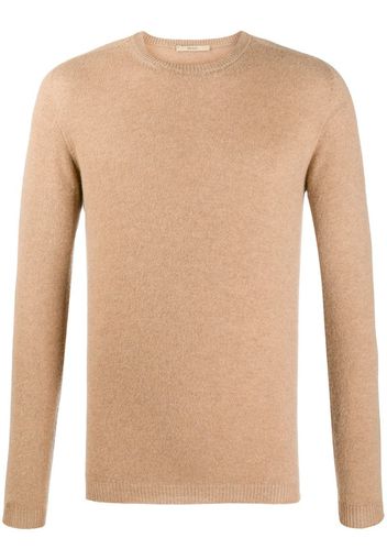 rib-trimmed cashmere jumper