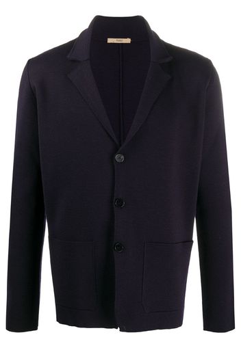 knitted merino blazer