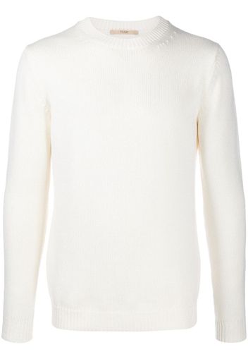 long-sleeve fitted jumper