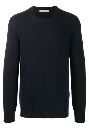 long-sleeve fitted jumper