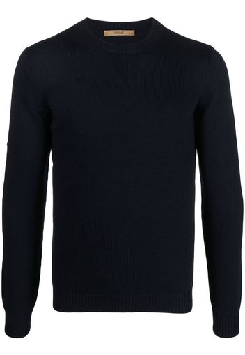 Nuur ribbed-knit merino jumper - Blu