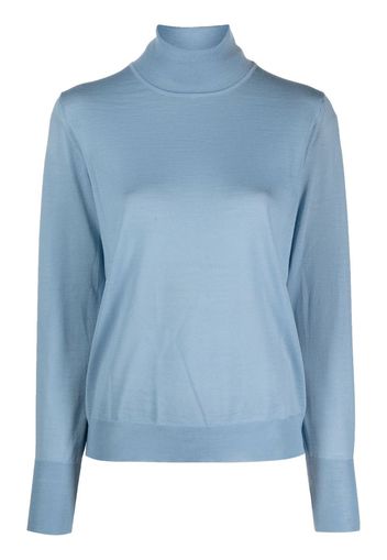 Nuur merino wool high-neck jumper - Blu