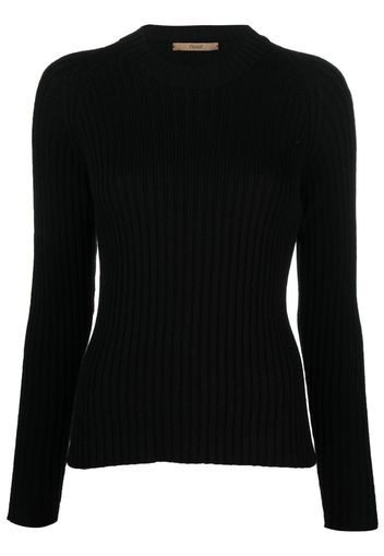 Nuur ribbed-knit merino jumper - Nero