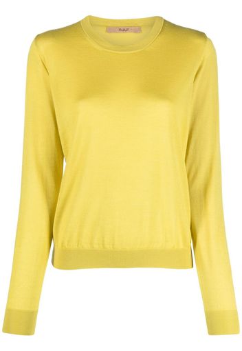 Nuur round-neck knit jumper - Giallo