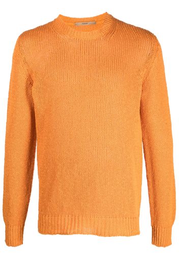 Nuur crew-neck knitted jumper - Arancione