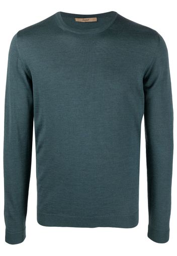 Nuur knitted merino-wool jumper - Blu