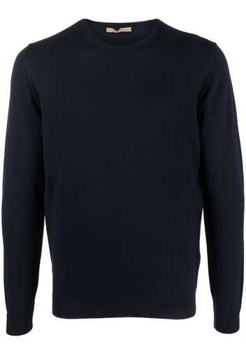 Nuur crew-neck merino-wool jumper - Blu