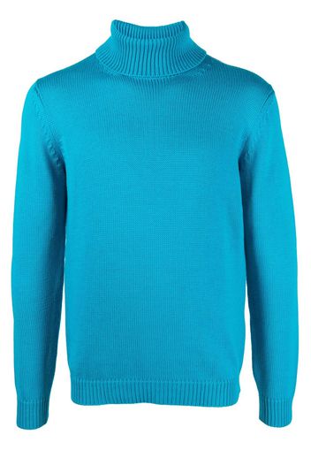 Nuur roll-neck merino-wool jumper - Blu