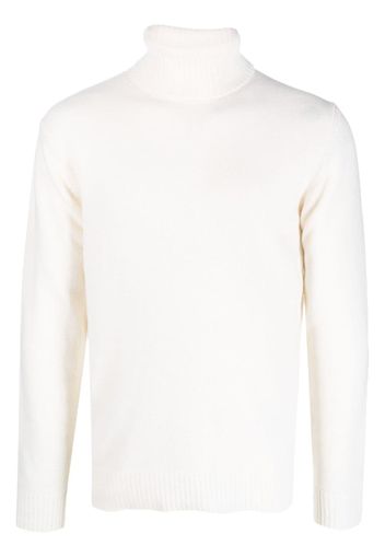 Nuur roll-neck knitted jumper - Bianco