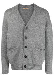 Nuur V-neck button-up cardigan - Grigio