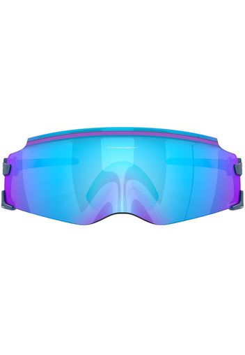 Oakley Kato mirrored square-frame sunglasses - Blu