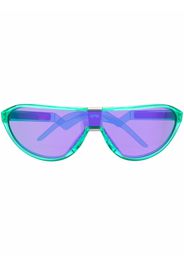 Oakley goggle-style sunglasses - Verde