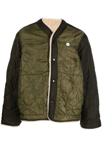 OAMC quilted single-breasted jacket - Verde