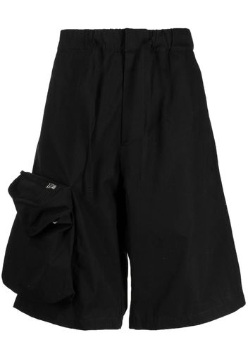 OAMC cargo-style cotton shorts - Nero