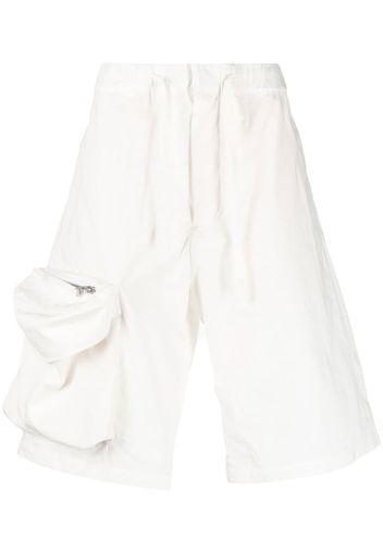 OAMC cargo-style cotton shorts - Bianco