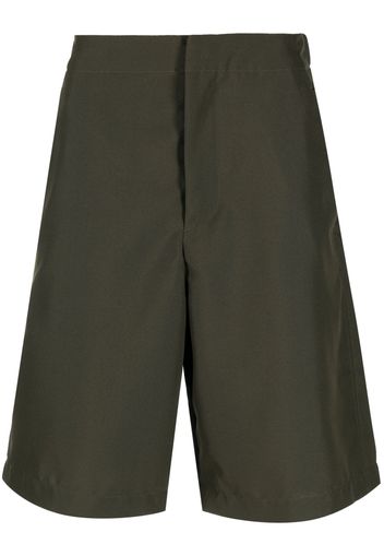 OAMC Vapor cotton chino shorts - Verde