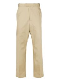 high-rise straight-leg trousers