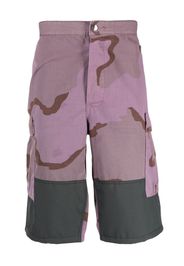 OAMC camouflage-pattern cargo shorts - Viola