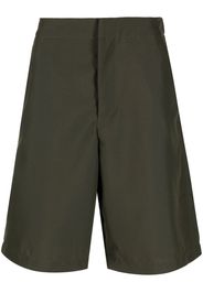 OAMC Vapor cotton chino shorts - Verde