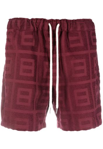 OAS Company Terry towelled shorts - Rosso