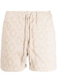 OAS Company ikat-pattern terry-cloth shorts - Toni neutri