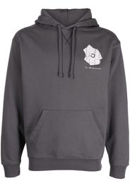 OBJECTS IV LIFE logo-print cotton hoodie - Grigio