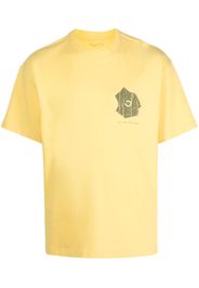 OBJECTS IV LIFE logo-print crewneck T-shirt - Giallo