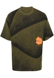 OBJECTS IV LIFE Waffle logo-print cotton T-shirt - Verde