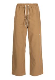 Off Duty Pantaloni sportivi con ricamo - Marrone