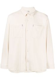Off Duty Coi logo-embroidered shirt - Toni neutri