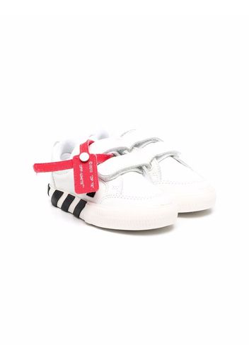 Off-White Kids LOW STRAP VULCANIZED CALF LEA WHITE BLAC - Bianco