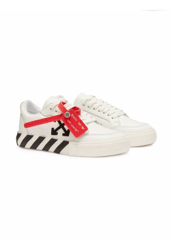 Off-White Kids MONSTERS VULCANIZED WHITE BLACK - Bianco