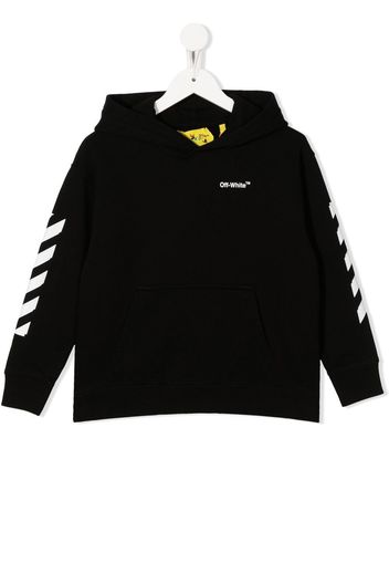 Off-White Kids Felpa con cappuccio - Nero