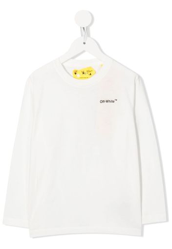 Off-White Kids Arrows-motif cotton T-shirt - Bianco